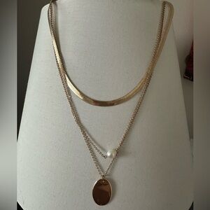 LOFT Gold Layered Necklace